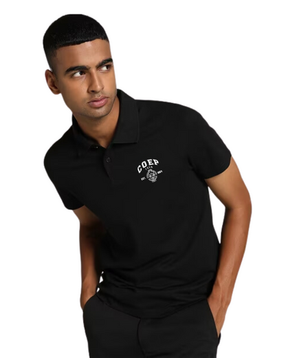 Polo T-Shirt Black (COEP Tech)